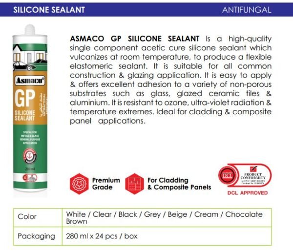 Asmaco GP Silicone Sealent