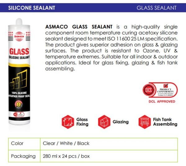 ASMACO GLASS SEALANT