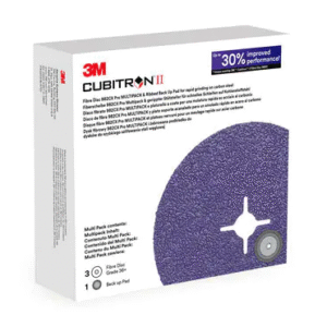 3M Cubitron Slotted Disc with Ribbed Back-up Pad, 115 mm