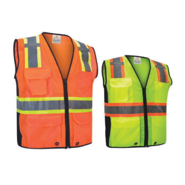 Supplier of Empiral Glow Heavy Duty Safety Vest with Zipper in Qatar