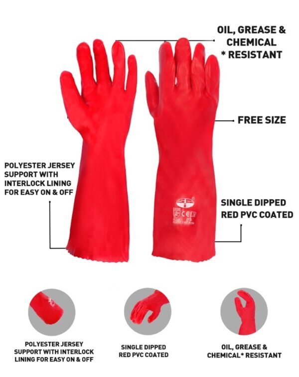 SIC PVC Gloves 40CM