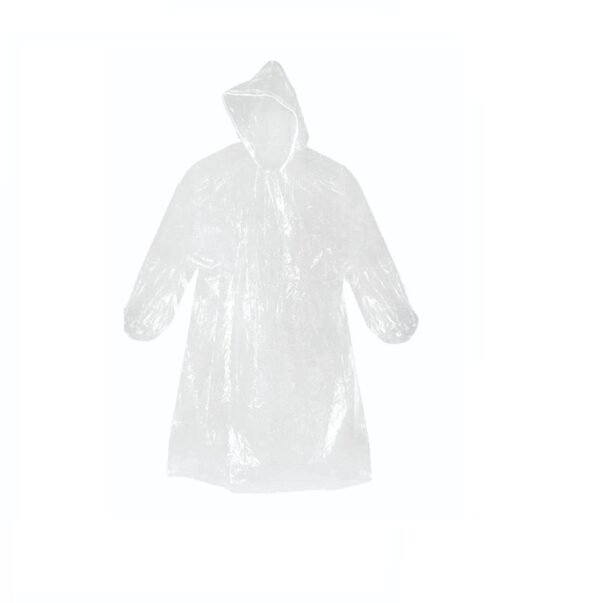 PE Rain Coat With Hood